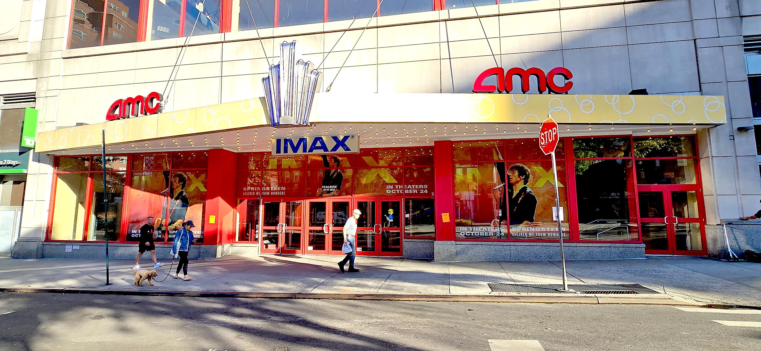 Promotional storefront and poster graphics