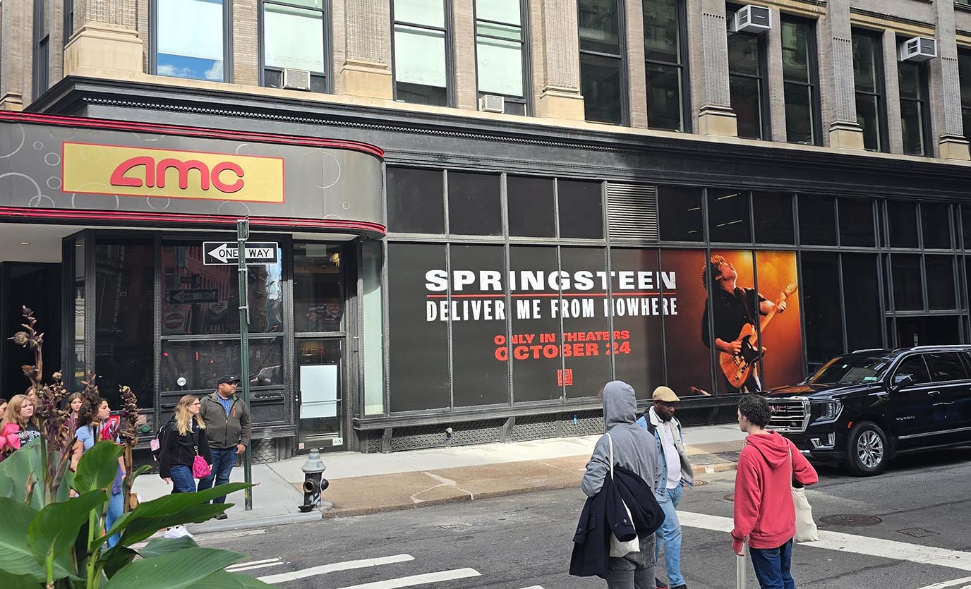 Custom window film and glass graphics for a New York commercial space