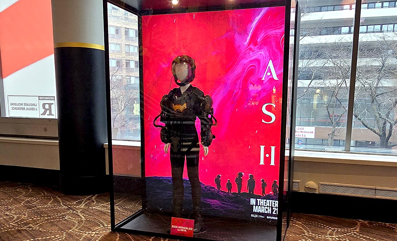 Retail graphics display produced by Lux